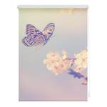 Klemmfix Verduisteringsgordijn Vlinder polyester - roze - 100 x 150 cm