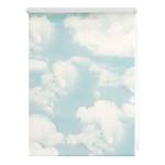 Klemmfix Verdunklungsrollo Wolken Polyester - Blau - 120 x 150 cm