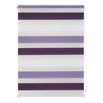 Store enrouleur sans perçage III Polyester - Violet / Blanc - 45 x 150 cm