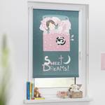 Store enrouleur sans perçage Sweet Dream Polyester - Gris / Rose - 60 x 150 cm