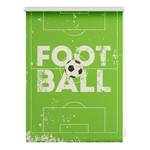 Klemfix rolgordijn Voetbal polyester - groen - 45 x 150 cm