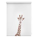 Store enrouleur sans perçage Girafe Polyester - Marron - 45 x 150 cm