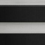 Store enrouleur double sans fil Polyester - Anthracite - 45 x 150 cm