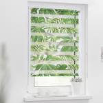 Klemfix duo-rolgordijn Bladeren polyester - groen - 60 x 150 cm