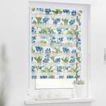 Store enrouleur double Myrtilles Polyester - Bleu / Vert - 100 x 150 cm
