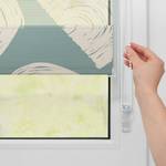 Klemfix duo-rolgordijn Moving Rainbow polyester - groen - 80 x 150 cm