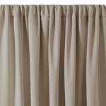 Vorhang mit Kräuselband Blackout I Polyester - Beige