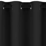 Gordijn Blackout I polyester - Zwart - 140 x 270 cm
