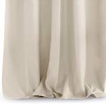 Vorhang mit Kräuselband Blackout II Polyester - Creme