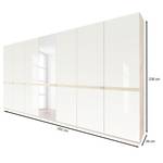 Drehtürenschrank Barcelona V 350 x 236 cm - 1 Spiegeltür