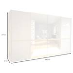 Schwebetürenschrank Barcelona IV 300 x 217 cm - 2 Spiegeltüren