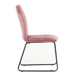 Gestoffeerde stoel Veera (set van 2) Oud pink