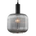 Hanglamp Amory III rookglas/ijzer - 1 lichtbron