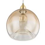 Hanglamp Artiste II glas/ijzer - 1 lichtbron - Barnsteenkleurig