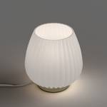 Tafellamp Ariel I melkglas/ijzer - 1 lichtbron
