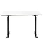 Schreibtisch E-Table II (höhenverstellbar) - Weiß - Breite: 120 cm - Schwarz