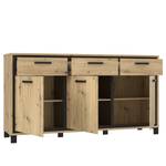 Sideboard Egan II Eiche Artisan Dekor / Eiche Schwarz Dekor