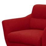 Fauteuil Lucinda geweven stof - Geweven stof Hanabi: Rood - Beige