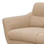 Sofa Lucinda I (2-Sitzer) Webstoff Hanabi: Beige - Schwarz