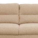 Sofa Lucinda I (2-Sitzer) Webstoff Hanabi: Beige - Schwarz