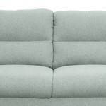 Sofa Lucinda I (2-Sitzer) Webstoff Hanabi: Grau - Schwarz