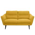 Sofa Lucinda I (2-Sitzer) Webstoff Hanabi: Gelb - Schwarz