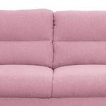 Sofa Lucinda I (2-Sitzer) Webstoff Hanabi: Mauve - Schwarz