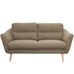 Sofa Lucinda I (2,5-Sitzer) Webstoff - Webstoff Hanabi: Saharagrau - Beige