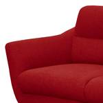 Sofa Lucinda I (2-Sitzer) Webstoff Hanabi: Rot - Schwarz