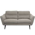 Sofa Lucinda I (2,5-Sitzer) Webstoff - Webstoff Hanabi: Grau - Schwarz