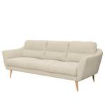 Sofa Lucinda I (3-Sitzer) Webstoff - Webstoff Hanabi: Creme - Beige