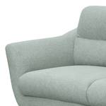 Sofa Lucinda I (3-Sitzer) Webstoff - Webstoff Hanabi: Stahlblau - Schwarz