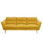 Sofa Lucinda I (3-Sitzer) Webstoff - Webstoff Hanabi: Gelb - Beige