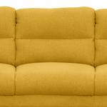 Sofa Lucinda I (3-Sitzer) Webstoff - Webstoff Hanabi: Gelb - Schwarz