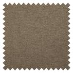 Gestoffeerde hocker Lucinda geweven stof - Geweven stof Hanabi: Sahara grijs - Beige