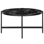 Table basse Abee Imitation marbre noir / Noir