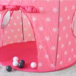 Speeltent White Stars Roze - Plastic - Textiel - 105 x 135 x 105 cm