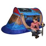 Pop Up tent Pirate Boat Blauw - Plastic - Textiel - 175 x 85 x 70 cm