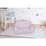 Divano per bambini Rainbow Unicorn Rosa - Altro - Tessile - 77 x 42 x 34 cm