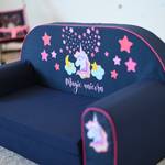 Kindersofa Magic Unicorn Pink - Andere - Textil - 77 x 42 x 34 cm