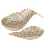 Schale Wings (2-teilig) Aluminium - Gold