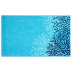 Badmat Reef polyester PVC - blauw - 70 x 120 cm
