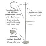 Handdoekrek Adiamo I roestvrij staal - zilverkleurig