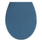 Siège WC premium Samos Acier inoxydable / Duroplast - Bleu