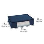 Vacuumbox Soft Air polypropeen - blauw - Hoogte: 15 cm