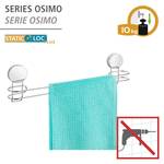 Porte-serviettes Osimo Plus Acier inoxydable / Polyéthylène - Chrome