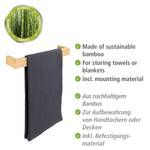 Handdoekstang Bambusa bamboe - natuur - Breedte: 40 cm