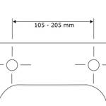 Siège WC Chêne MDF (panneau de fibres à densité moyenne) - Gris