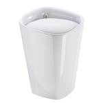 Panier à linge / Tabouret Candy II Polyester PVC - Blanc