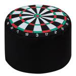 Pouf DotCom Dart Noir - Textile - Hauteur : 30 cm